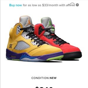 Jordan 5 “what the” DEADSTOCK